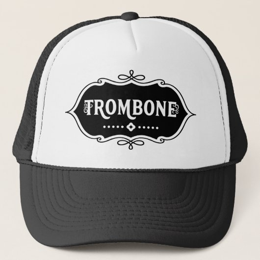 Trombone Emblem Trucker Pet (Voorkant)