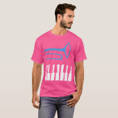 Trombone en Piano T-shirt (Voorkant volledig)