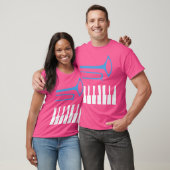 Trombone en Piano T-shirt (Unisex)
