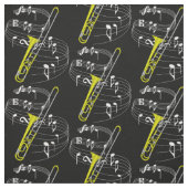 Trombone Fabric - Donker Stof (Swatch)