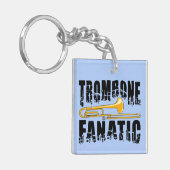 Trombone Fanatic Sleutelhanger (Voorkant Links)