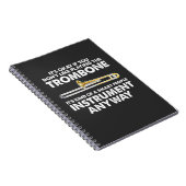 Trombone Gift - smart people Instrument Orchestra Notitieboek (Rechterzijde)
