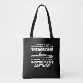 Trombone Gift - smart people Instrument Orchestra Tote Bag (Voorkant)