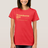 Trombone  Girl - Trombone  T-shirt (Voorkant)