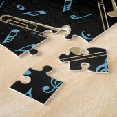 Trombone Halloween Pumpkin Legpuzzel (Zijkant)