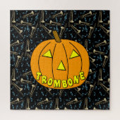 Trombone Halloween Pumpkin Legpuzzel (Verticaal)
