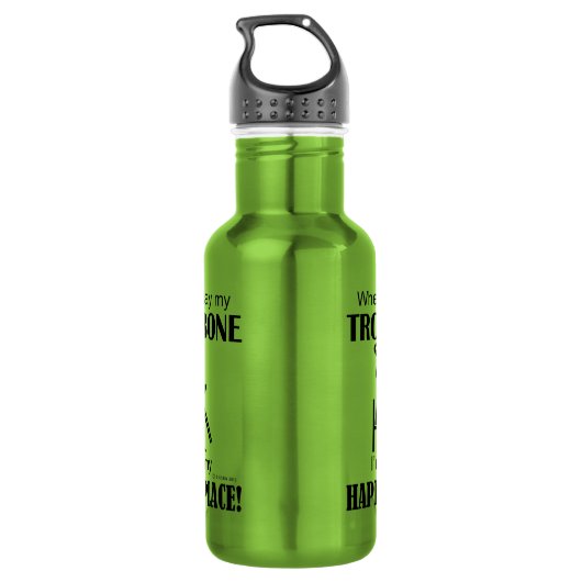Trombone Happy Place Waterfles (Achterkant)