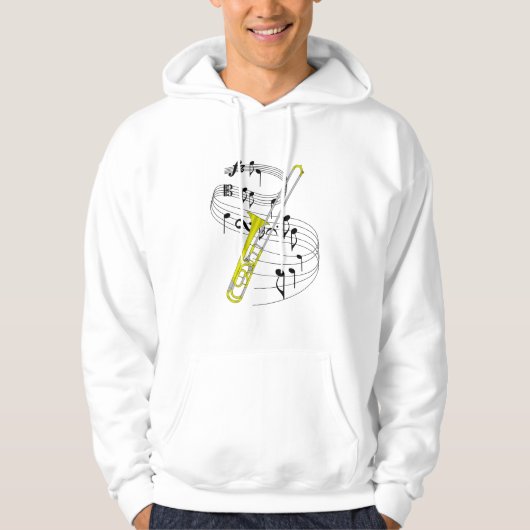 Trombone Hoodie (Voorkant)