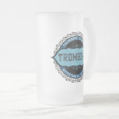Trombone is het beste matglas bierpul (Voorkant rechts)