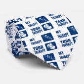 trombone is mijn therapie stropdas (Opgerold)