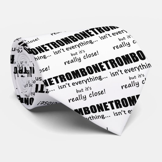 Trombone is niet alles stropdas (Opgerold)