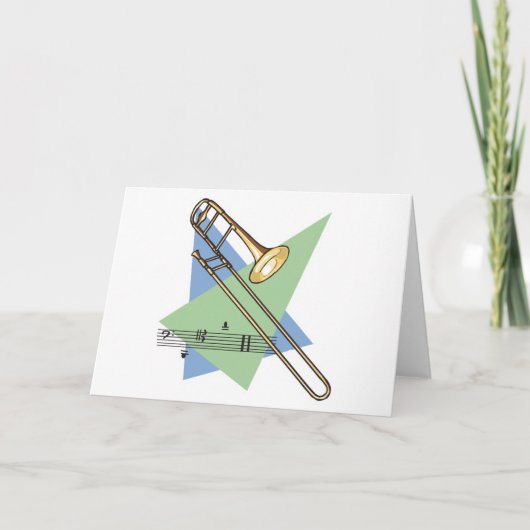 trombone kaart (Voorkant)
