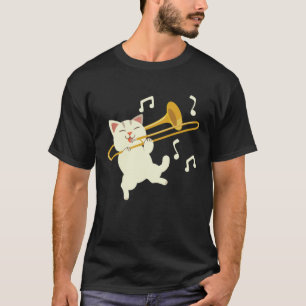 Trombone Katspeler Trombonist Koper Blaasinstrume T-shirt