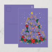 Trombone kerstboomversiering Funny Music Band Briefkaart (Voorkant / Achterkant)