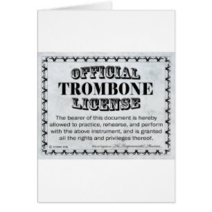 Trombone-licentie