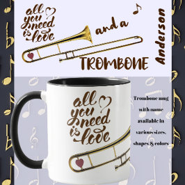 Trombone liefhebbers Alles wat je nodig hebt is li Mok