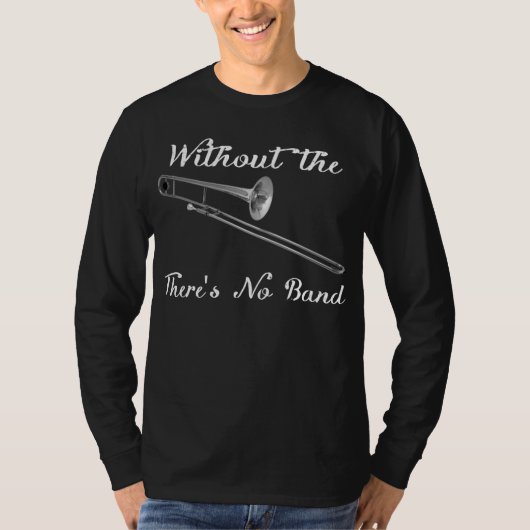 Trombone Mannen basishoes, donker T-shirt (Voorkant)