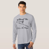 Trombone Mannen Sport-Tek Comp. T-shirt met lange (Voorkant volledig)