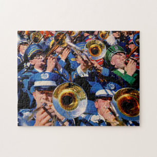 trombone menigte AKA band geeks gegaan wild Legpuzzel