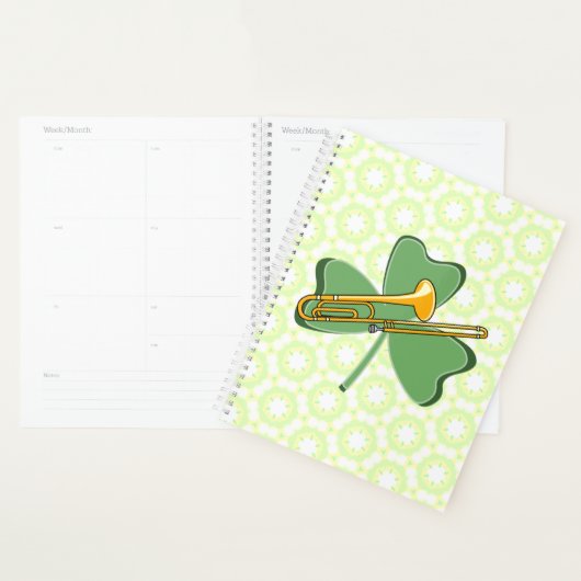 Trombone met klaverblad planner (Display)