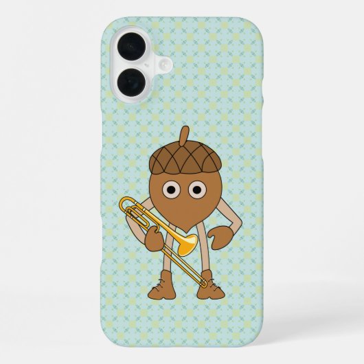 Trombone Moer iPhone Hoesje (Achterkant)