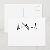 Trombone Music Heartbeat Funny Gifts Briefkaart (Voorkant / Achterkant)