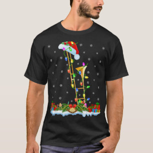 Trombone Music Lover Matching Santa Hat Trombone C T-shirt