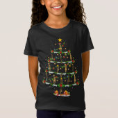 Trombone Music Lover Xmas Lighting Trombone Christ T-shirt (Voorkant)