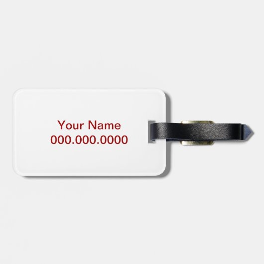 Trombone Music Room Bagagelabel (Achterkant horizontaal)