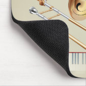 Trombone Music Room Muismat (Hoek)