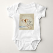 Trombone Music Room Romper (Voorkant)