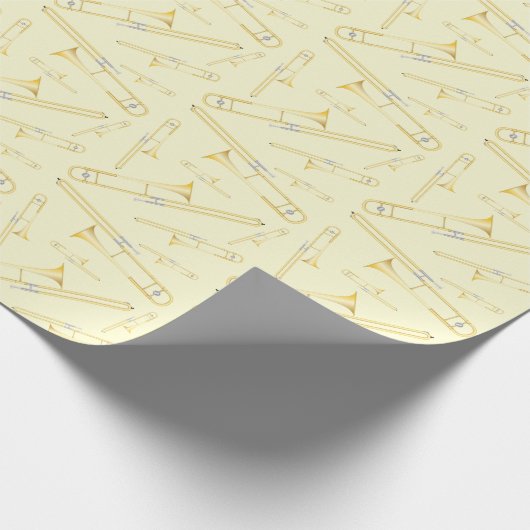 Trombone Music Teacher Cadeaupapier (Hoek)