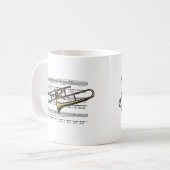 Trombone Musical 14 B Koffiemok (Voorkant links)