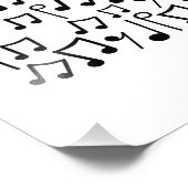 Trombone Musical Notes Trombonist Messing Muzikant Foto Afdruk (Hoek)