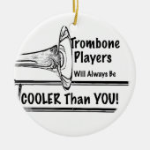 Trombone Musician koeler dan You Ornament (Voorkant)
