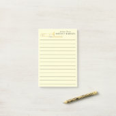 Trombone Musicus Band Docent Notities Post-it® Notes (Op bureau)