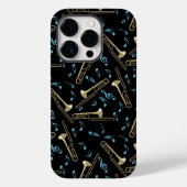 Trombone Muzieknoten Case-Mate iPhone Case (Achterkant)