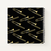 Trombone-muzikant Bandleraar Notitieboek (Achterkant)
