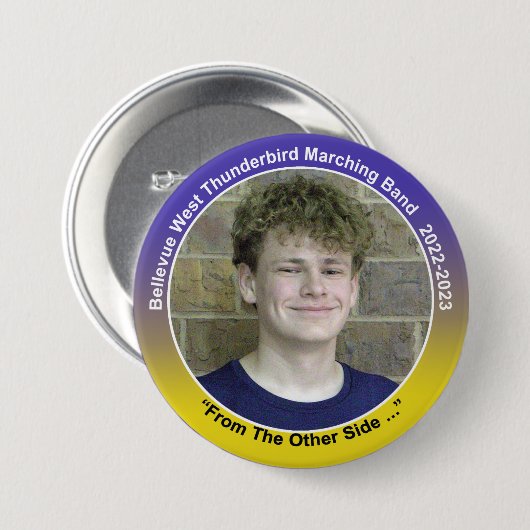 Trombone Nathan 11 Ronde Button 7,6 Cm (Voorkant /achterkant)