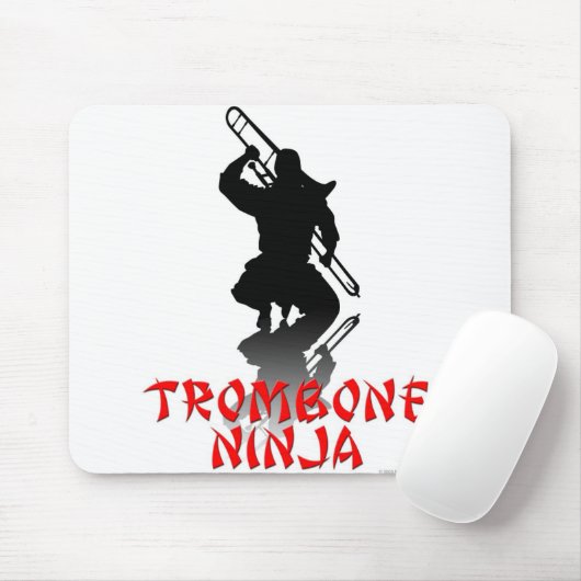 Trombone Ninja Muismat (Met muis)