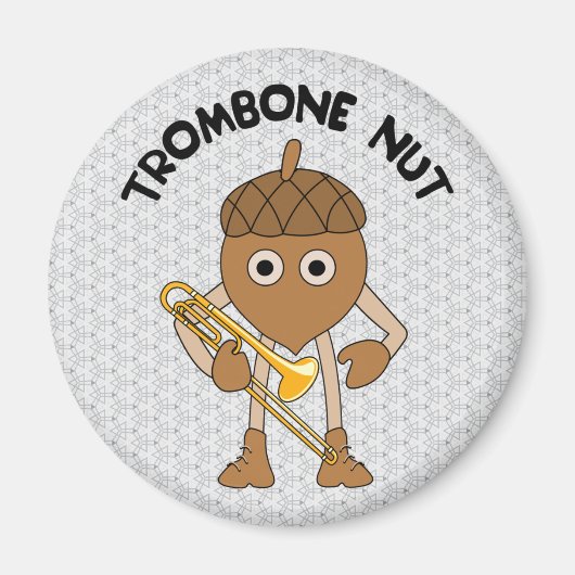 Trombone Nut Magneet (Voorkant)