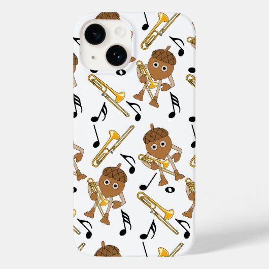 Trombone Nut Muzieknoten Case-Mate iPhone Case (Achterkant)