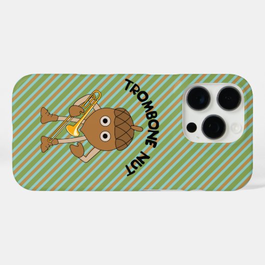 Trombone Nut Text Case-Mate iPhone Case (Achterkant (horizontaal))