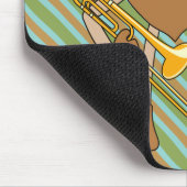 Trombone Nut Text Muismat (Hoek)