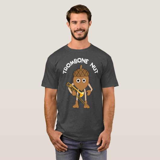 Trombone Nut Text T-shirt (Voorkant volledig)