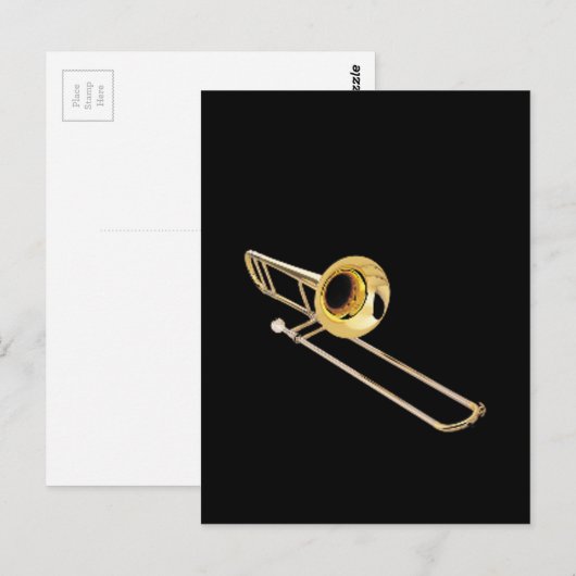 "Trombone"-ontwerpcadeaus en -producten Briefkaart (Voorkant / Achterkant)