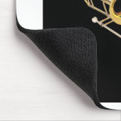 "Trombone"-ontwerpcadeaus en -producten Muismat (Hoek)