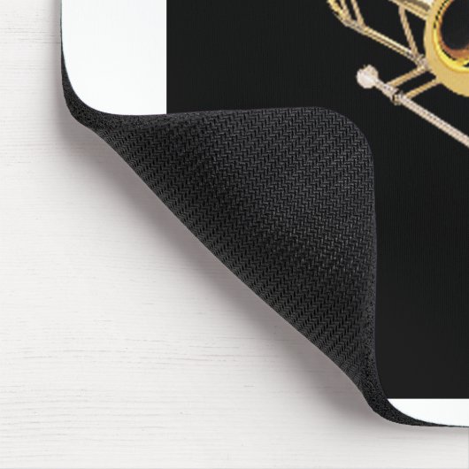 "Trombone"-ontwerpcadeaus en -producten Muismat (Hoek)