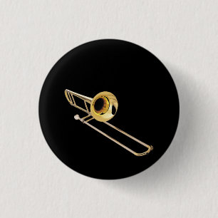 "Trombone"-ontwerpcadeaus en -producten Ronde Button 3,2 Cm