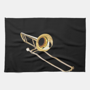"Trombone"-ontwerpcadeaus en -producten Theedoek
